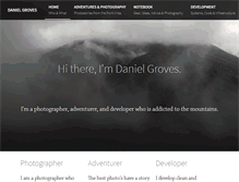 Tablet Screenshot of danielgroves.net